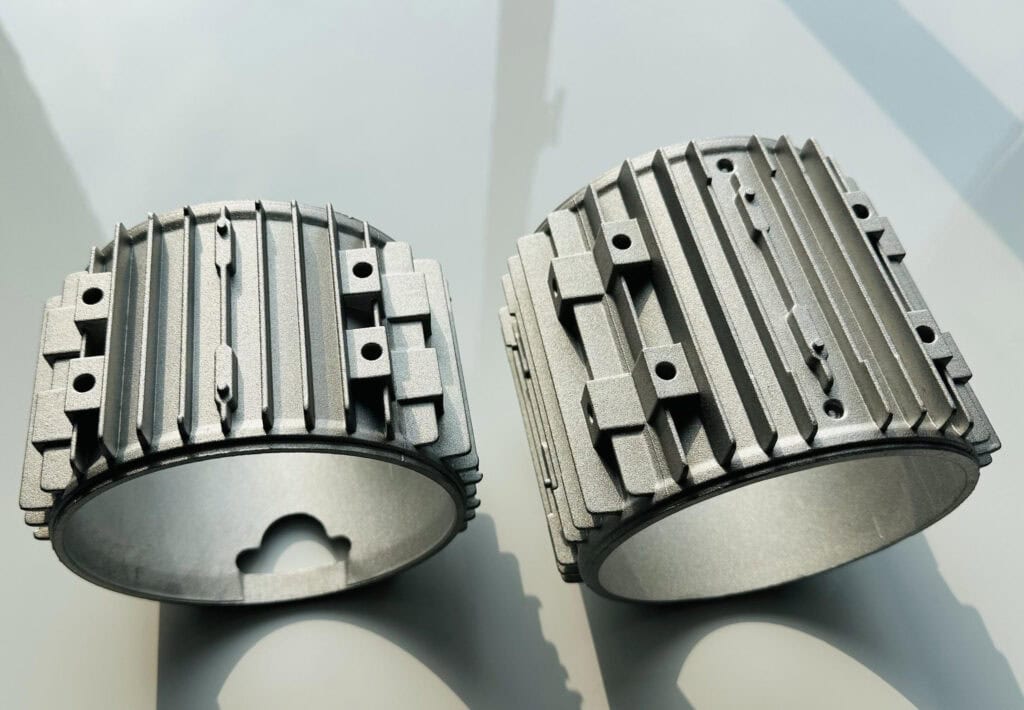 Machined Aluminum die cast heat sink housing