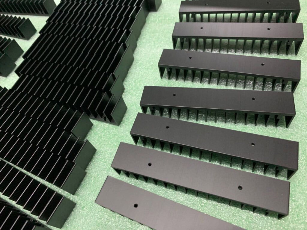 Black Anodized Heat Sinks
