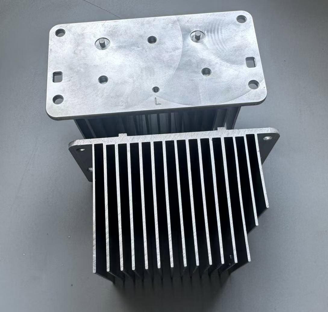CNC machined aluminum heat sinks for telecom components